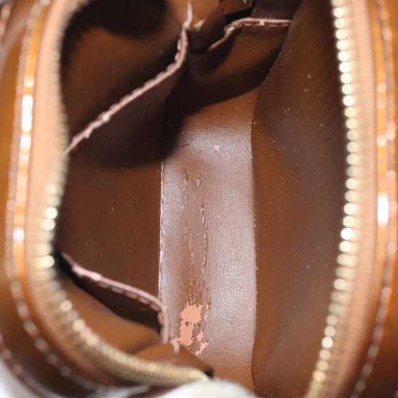 LOUIS VUITTON Monogram Vernis Christie PM Shoulder Bag Bronze M91111 Auth 130923 - Picture 10 of 16